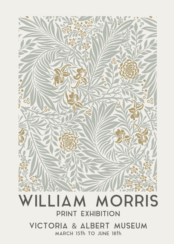 Poster con fiori fiori vintage - TenStickers