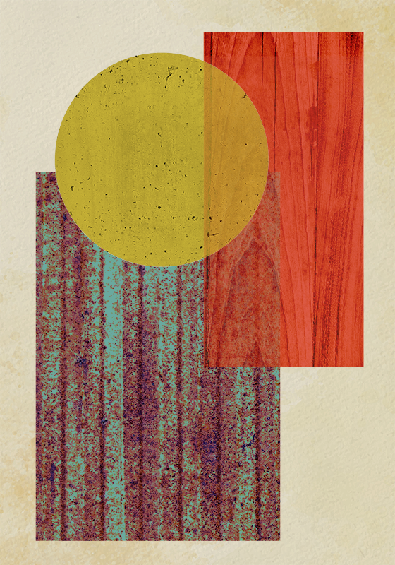 Poster artistico geometria bauhaus - TenStickers
