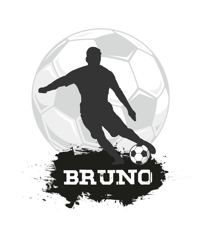 Calcio poster pallone personalizzabile - TenStickers