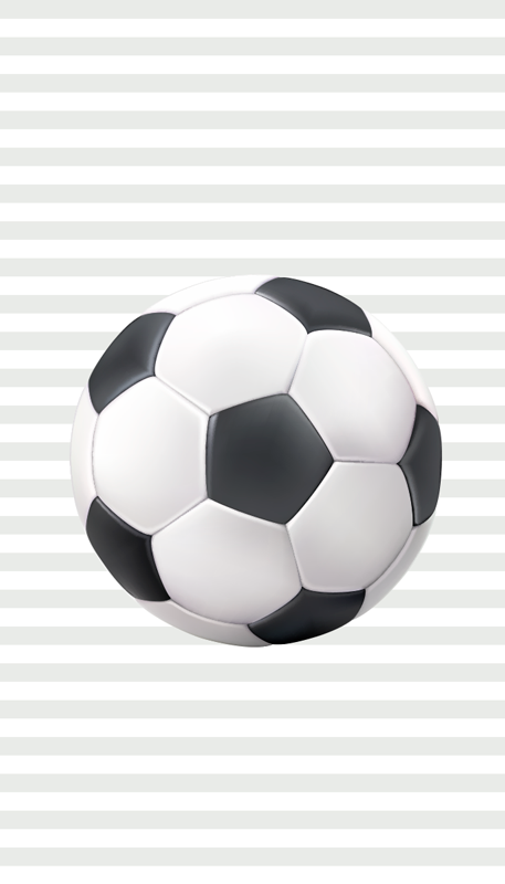 Calcio poster pallone bianco e nero - TenStickers