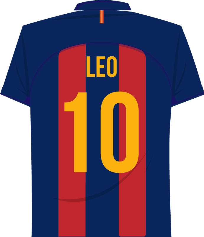 Calcio poster messi adesivo da parete - TenStickers