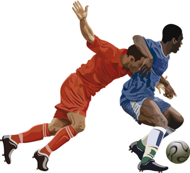Calcio poster adesivi decorativi calciatori - TenStickers