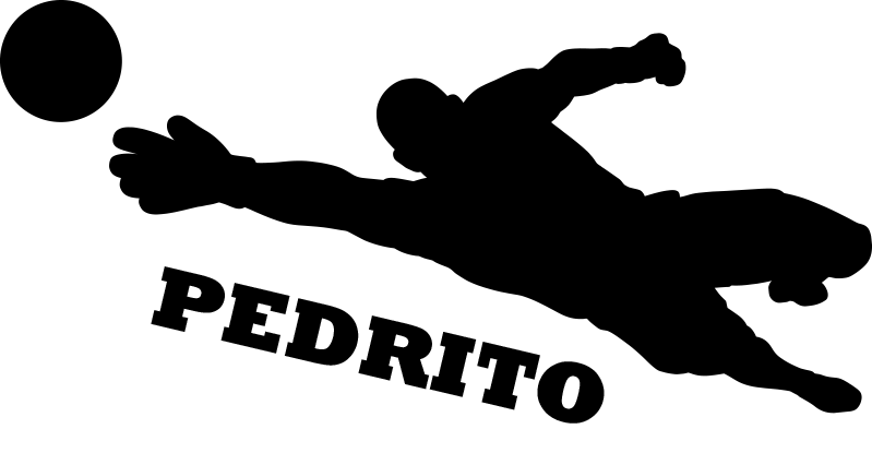 Calcio poster portiere di calcio in vinile personalizzabile - TenStickers