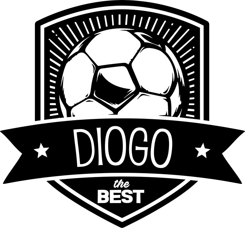 Calcio poster scudetto di calcio personalizzato - TenStickers