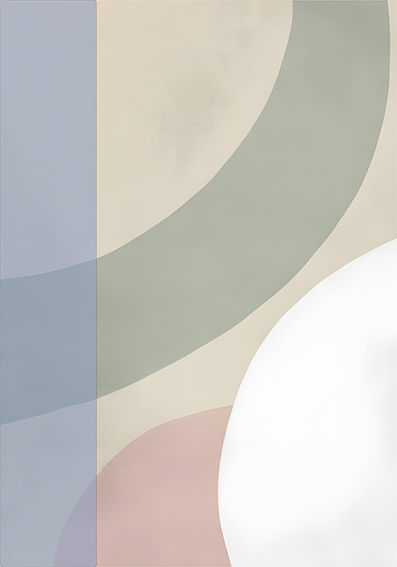 Poster astratti palette dei colori - TenStickers