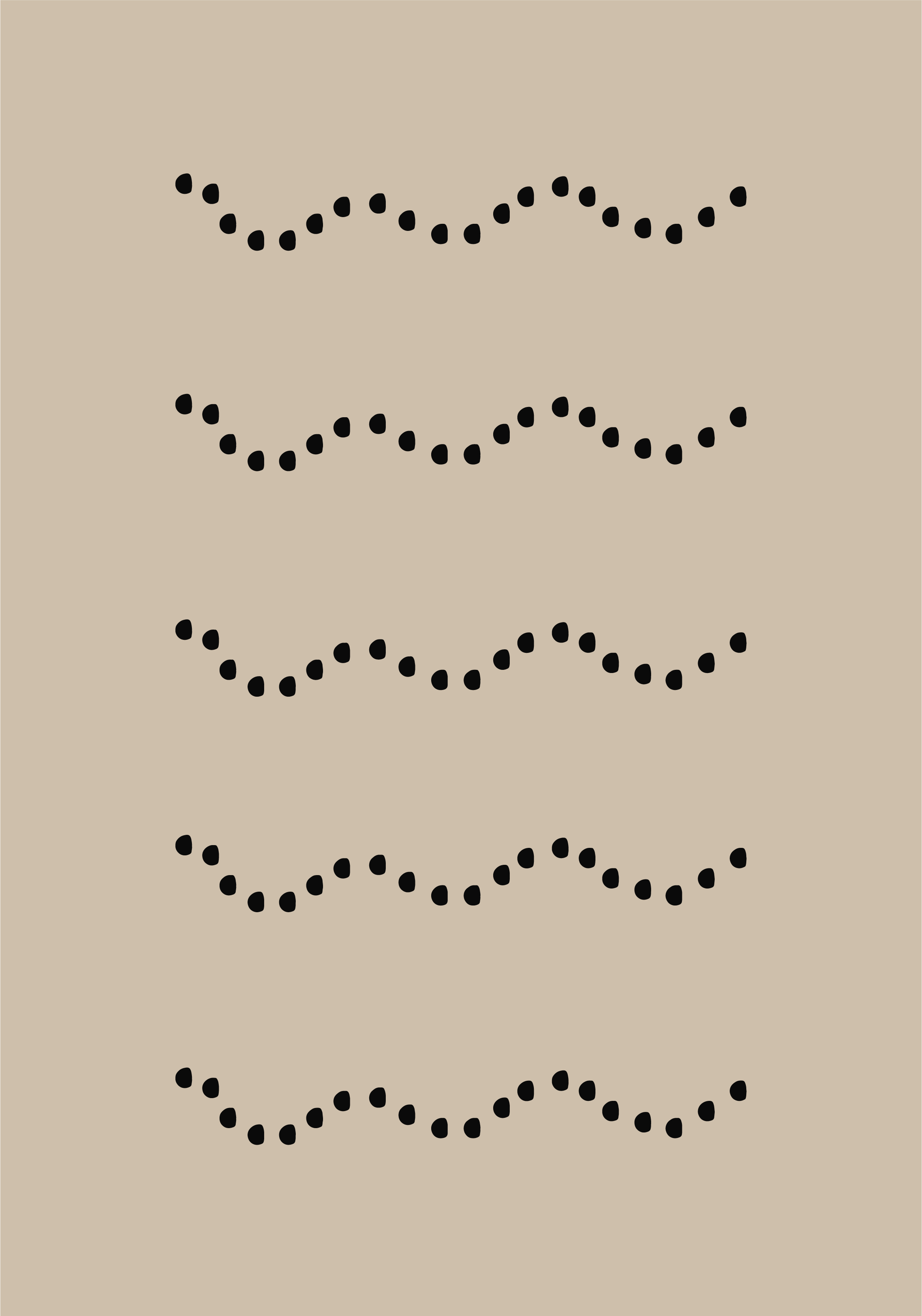 Poster nordico pietre sul terreno - TenStickers