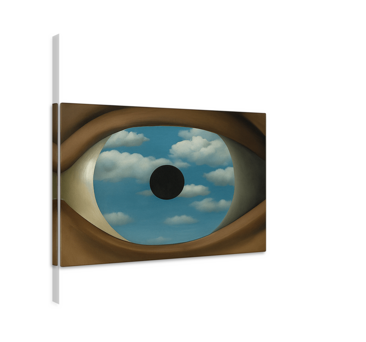 Arte dipinto lo specchio falso - TenStickers