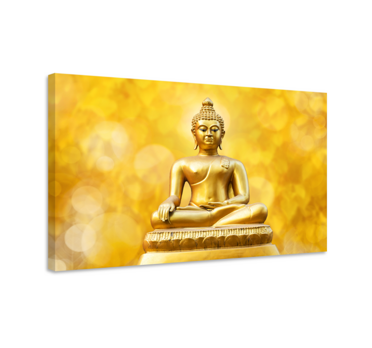 Quadro buddha Trittico di Buddha - TenStickers