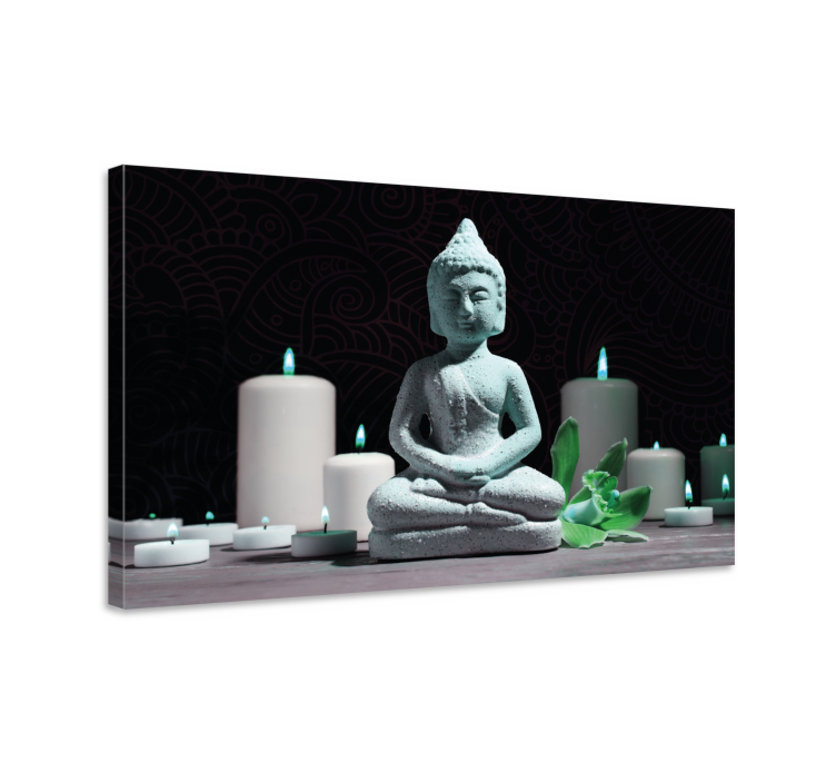 Dipinto buddha statua di meditazione buddha - TenStickers