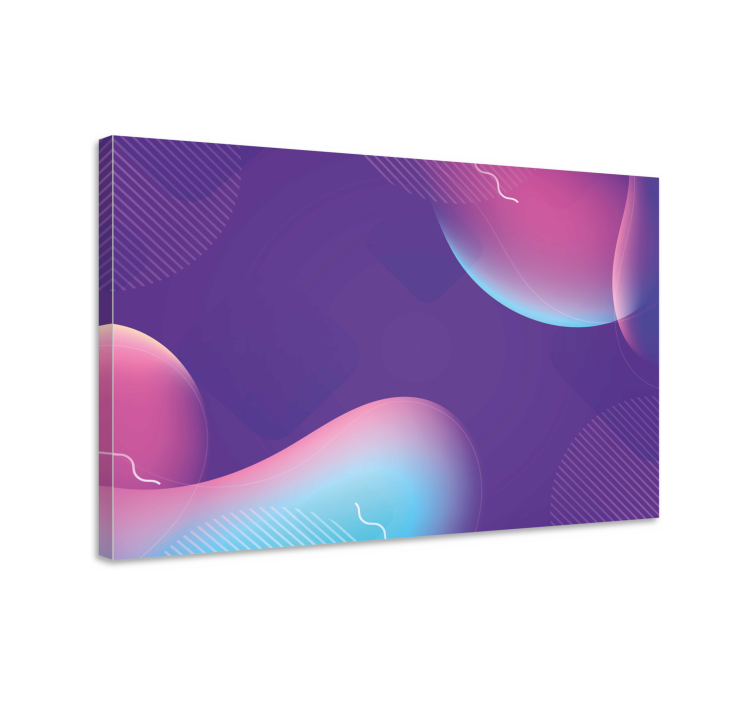 Dipinto moderno forme fluide astratte - TenStickers