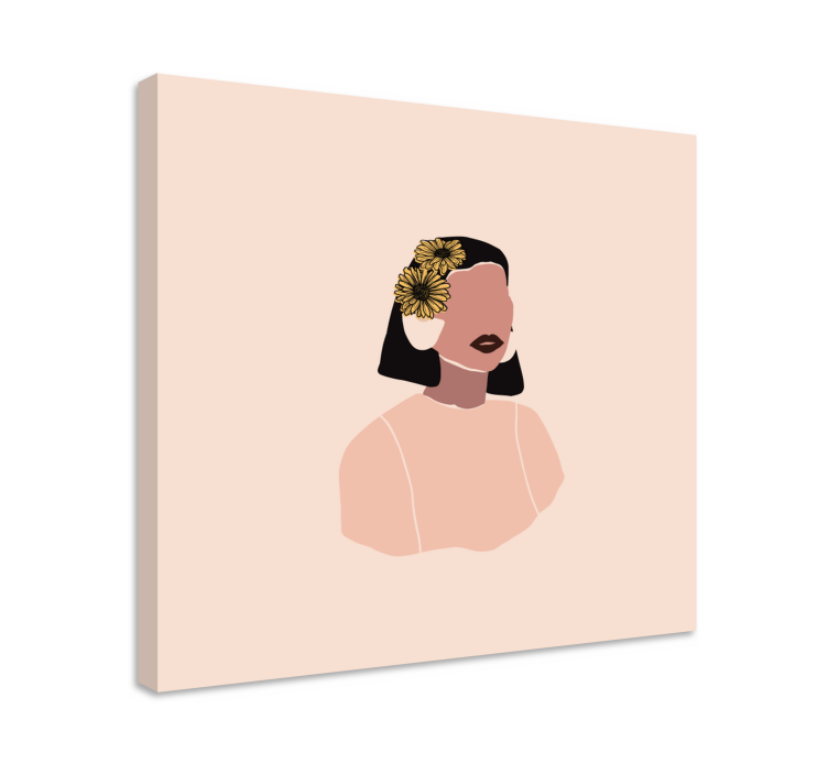 Quadri con persona e personaggi ritratto di donna elegante - TenStickers