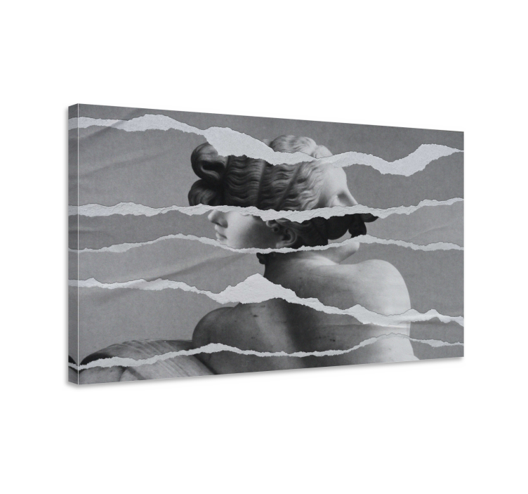 Arte dipinto scultura in carta strappata - TenStickers