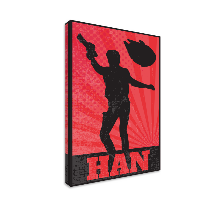 Quadro con personaggio Progettare il personaggio del film - TenStickers