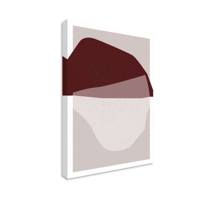 Dipinto moderno fusione di forme astratte - TenStickers