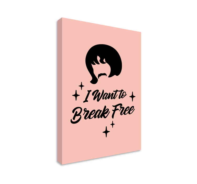 Dipinto con frase ispirazione frase iconica - TenStickers