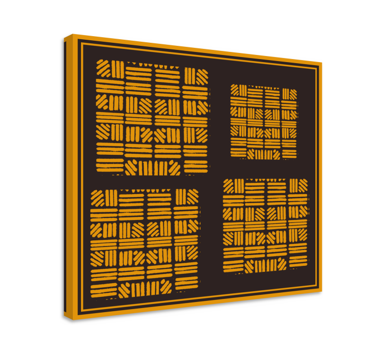 Dipinto moderno concetto di composizione geometrica - TenStickers