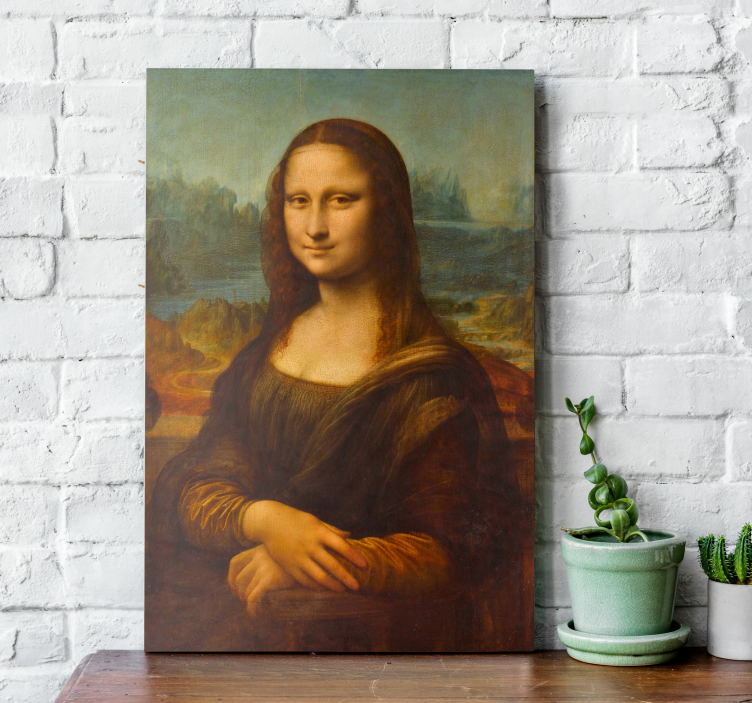 Arte dipinto la Mona Lisa di Leonardo da Vinci - TenStickers