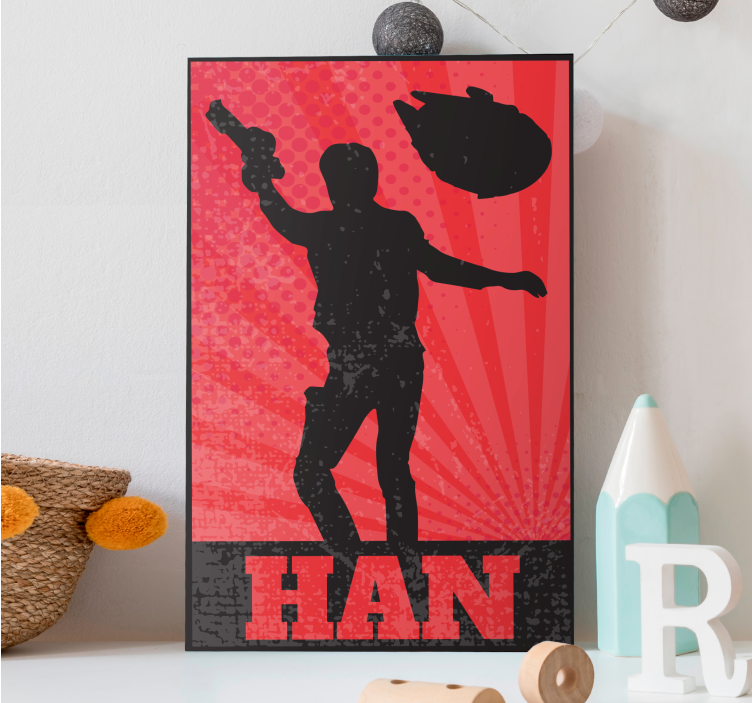 Quadro con personaggio Progettare il personaggio del film - TenStickers