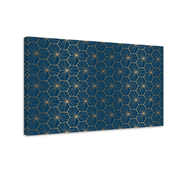 Dipinto geometrico tela con grafica geometrica - TenStickers