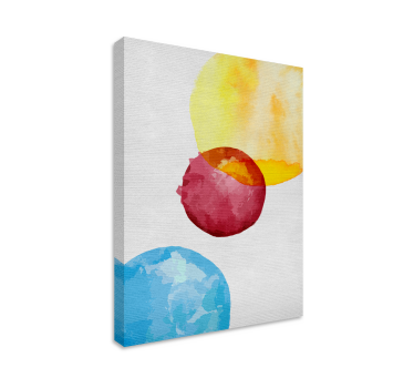 Dipinto astratto sfere astratte colorate - TenStickers