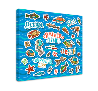 Dipinto con marinaio avventura oceanica - TenStickers