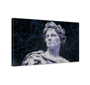 Dipinto astratto ritratto in mosaico - TenStickers