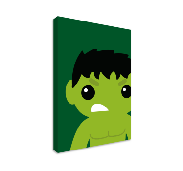Quadro stampe supereroi Supereroi hulk infantil - TenStickers