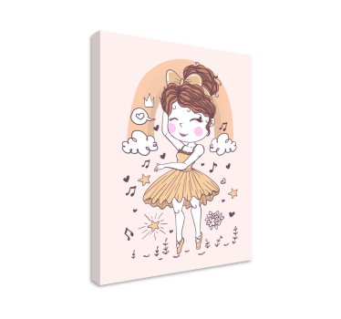 Cornice quadro per bambini danza della gioia - TenStickers