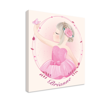 Cornice quadro per bambini ragazza ballerina danza - TenStickers