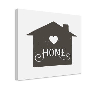 Dipinto con frase espressione sincera per la casa - TenStickers