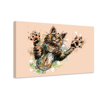 Quadro gatto Gatto quadro - TenStickers