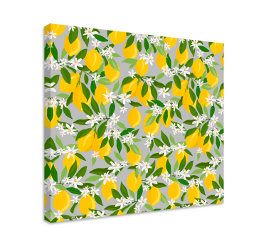 Quadro frutta e natura morta Modello di albero di limone - TenStickers