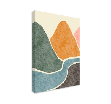Quadro stile pittura astratta - TenStickers