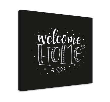 Quadro per ingresso Quadro bentornato a casa ingresso - TenStickers