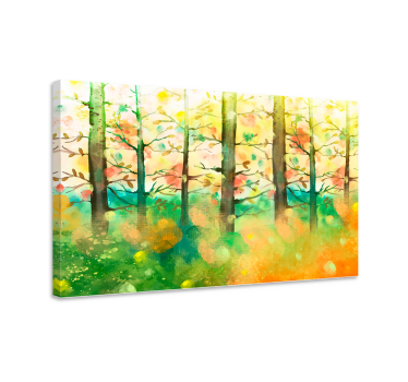 Quadro alberi Albero multicolore - TenStickers