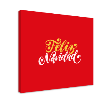 Dipinto con frase auguri di buon natale - TenStickers