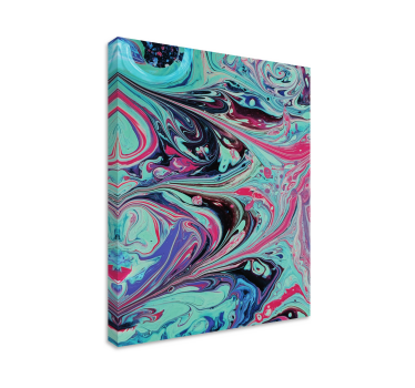 Dipinto astratto vortici di arte fluida - TenStickers