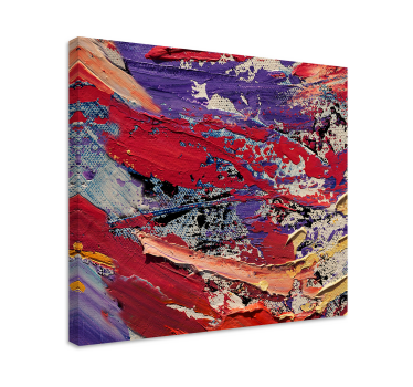 Dipinto astratto flusso di colori dinamico - TenStickers