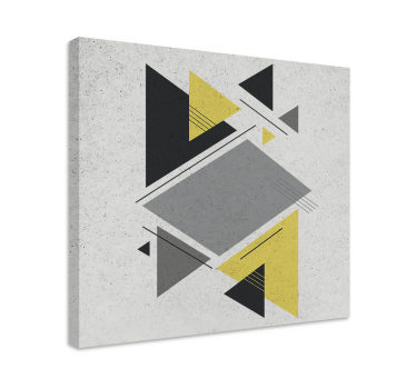 Dipinto geometrico composizione di forme geometriche - TenStickers
