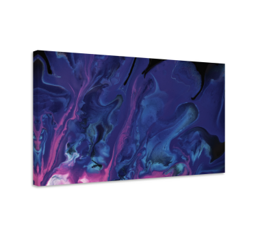 Quadro moderno Sfumatura viola e blu - TenStickers