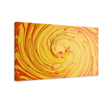 Dipinto astratto movimento a spirale vibrante - TenStickers