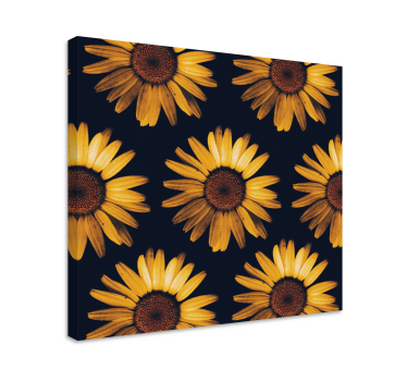 Quadro fiori Girasole giallo - TenStickers