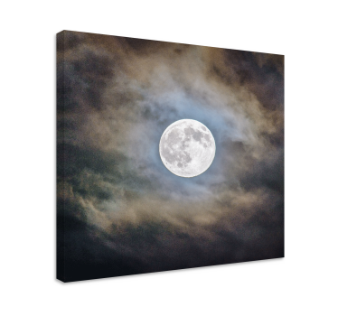 Dipinto con testo luce di luna piena - TenStickers
