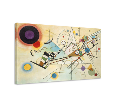 Dipinto astratto composizione di forme geometriche - TenStickers