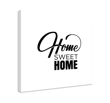 Dipinto con frase casa confortevole - TenStickers