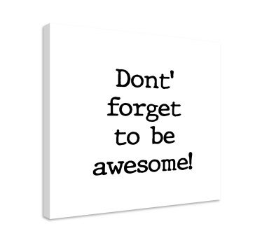 Dipinto con frase motivazionale - TenStickers