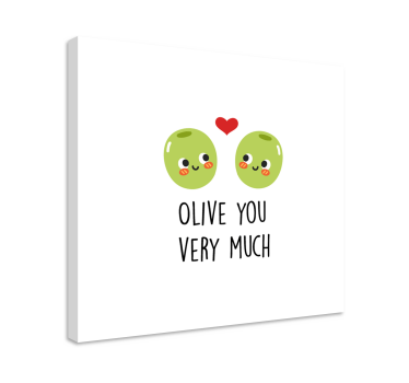 Dipinto motivazionale ti amo insieme - TenStickers
