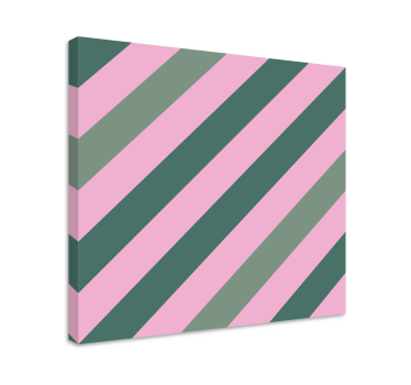 Dipinto geometrico a righe diagonali - TenStickers