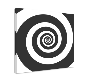 Dipinto geometrico motivo a spirale - TenStickers
