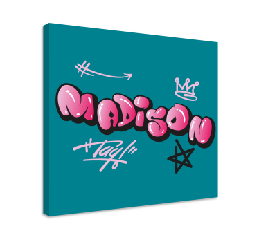 Dipinto con alfabeto e lettere design nome creativo - TenStickers